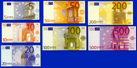ユーロ紙幣 EURO EUR