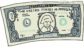 １ドル紙幣 1ドル札